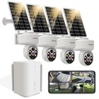 Wireless Home Security Cameras System,Solar Power PTZ Outdoor Cameras,Motion ...