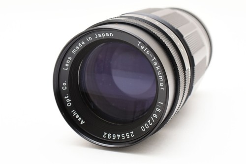 N.MINT Asahi Tele-Takumar 200mm F5.6 for M42 As-Is w/Hood #138 - Picture 2 of 12