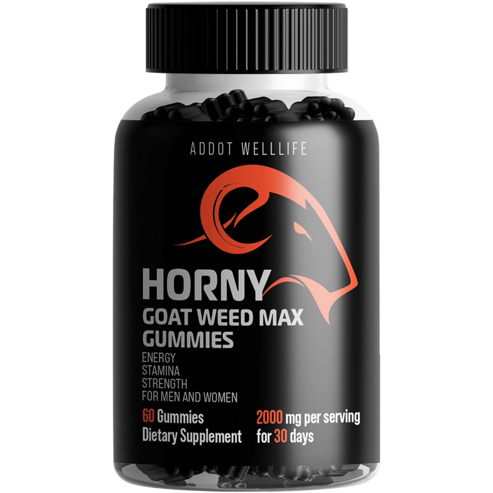 Natural Horny Goat Weed & Maca Gummies – Stamina, Performance, and Energy Boost