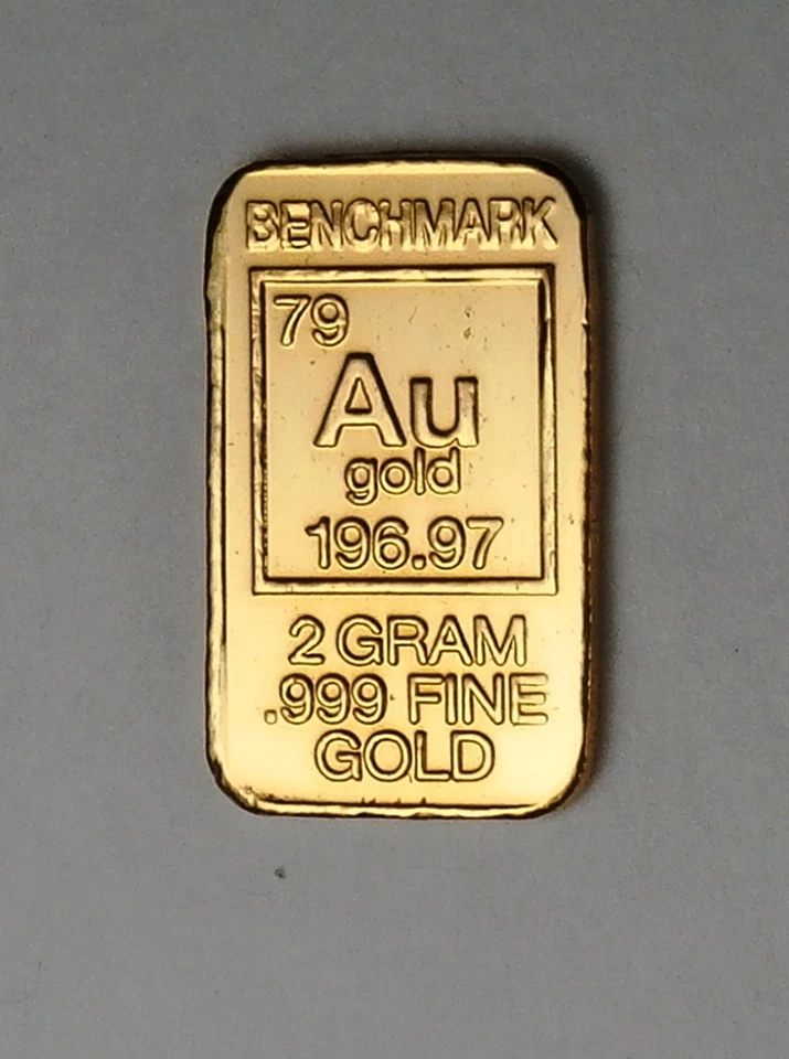 2 GRAM GOLD 24 CARAT CERTIFIED .999 FINE GOLD PURE GOLD BULLION INGOT D21bb - Image 2 of 3