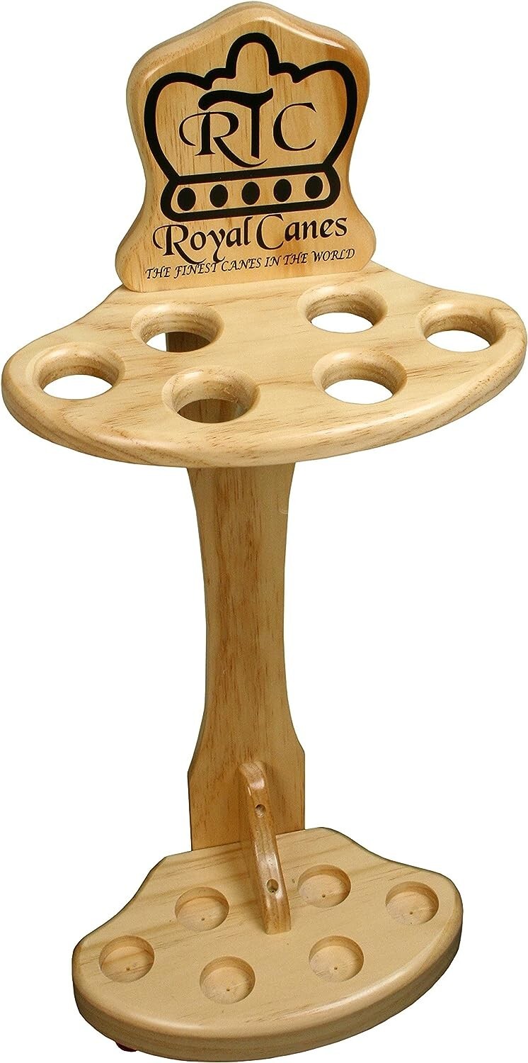 Shell Walking Cane Stand - Pine Wood - image 2