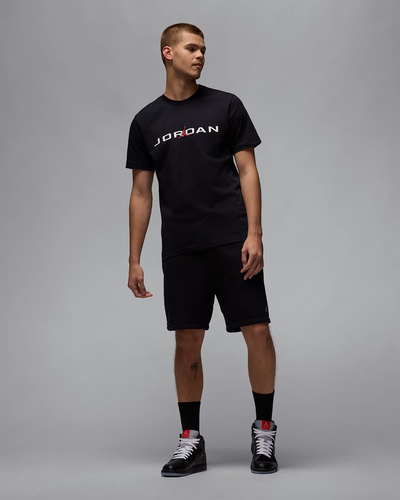 Nike Jordan Air Men's T-shirt IB7353-010 Black/White US Size XS-3XL New - Picture 5 of 7