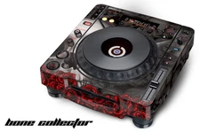 Skin Decal Sticker Wrap for Pioneer CDJ 800 MK2 Turntable Pro Audio Mixer BONES