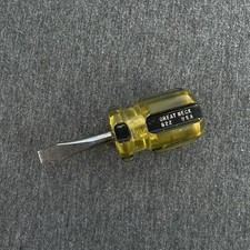 Vintage Great Neck Stubby Screwdriver Flathead G22 Made In Usa Vintage Great Neck Stubby Screwdriver Flathead G22 Made In Usa