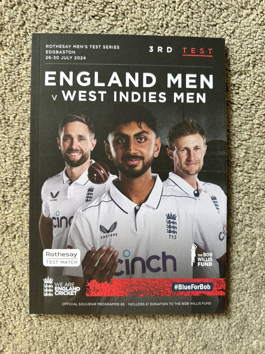 Edgbaston England West Indies Third Test Scorecard India England