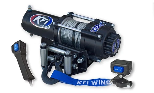 3000 LB KFI Cable Winch & Mount Kit Arctic Cat 700 Alterra 4x4 2016-2021 - Picture 4 of 7