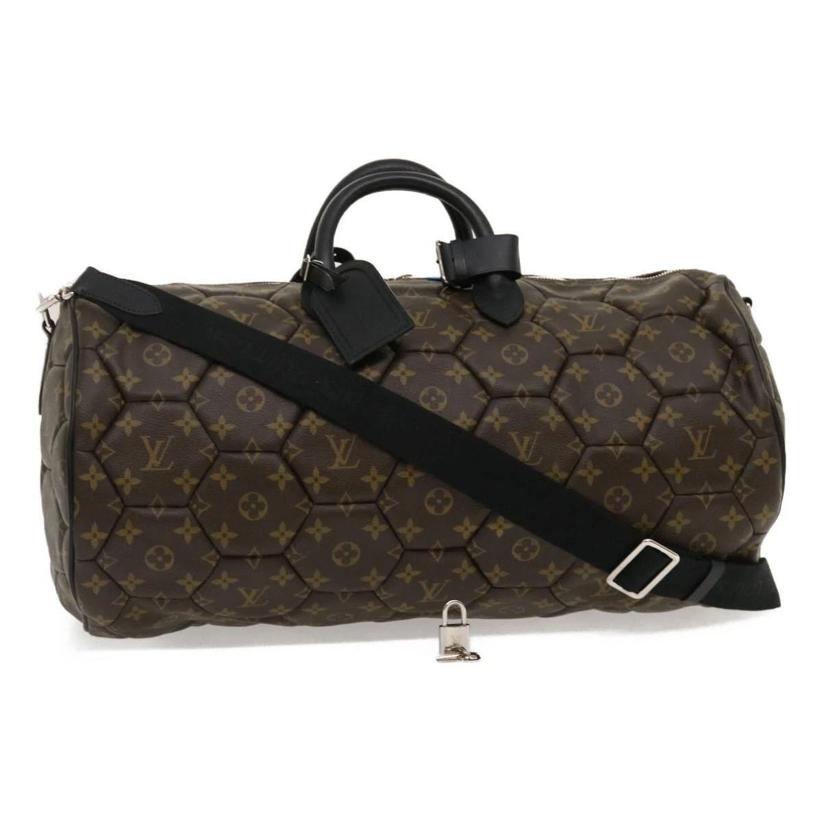 LOUIS VUITTON Monogram Macassar Neo sporty Hexagon Boston Bag 