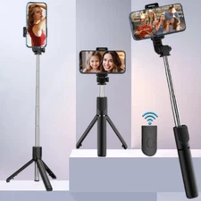 Remote Selfie Stick Tripod Phone Desktop Stand Desk Holder For iPhone Samsung