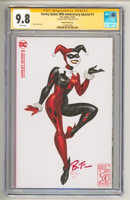 Harley Quinn 30th #1 Bruce Timm Variant CGC 9.8 - Signed | eBay