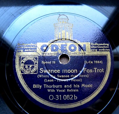 1358/ BILLY THORBURN-Swanee moon-Serenade in the night-Swing-78rpm Schellack