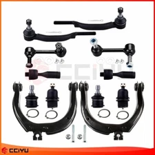 Set Of 12 For 2004-07 Chevrolet Trailblazer Front Control Arm Tie Rod Ball Joint