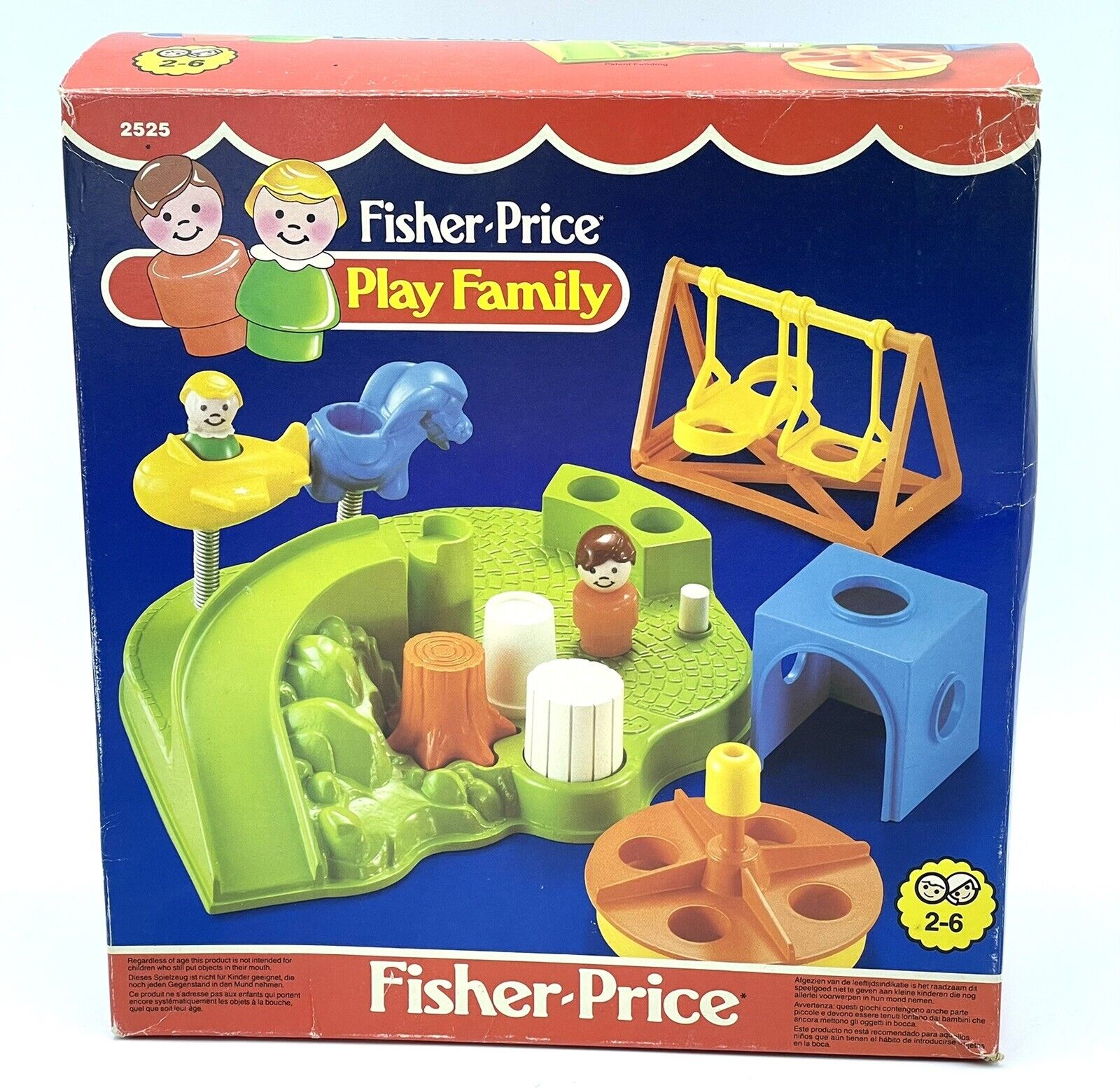 Buy COMPLETE Fisher Price Playground 1986 Vintage Fisher Price Online in  India 