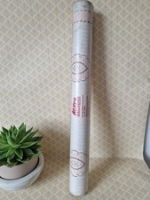 New Vintage Mitre Wallpaper Grey Stripes Pink Gold Paisley Print Roll 50's 60's