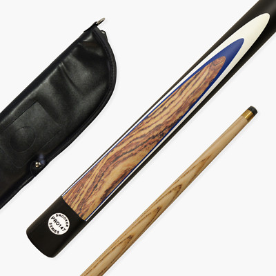 PRO147 48 Zoll 3 Stück Kingswood Kinder Snooker Pool Queue und Koffer Set 10 mm Spitze