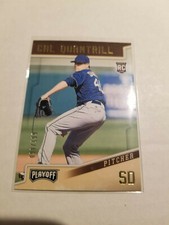 2019 Chronicles Playoff Cal Quantrill RC #10 Gold Parallel 98/199 Padres