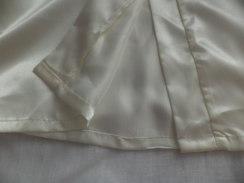 Jonathan Martin Women’s Satin Knee Length Robe Size XL Ivory - Picture 8 of 12