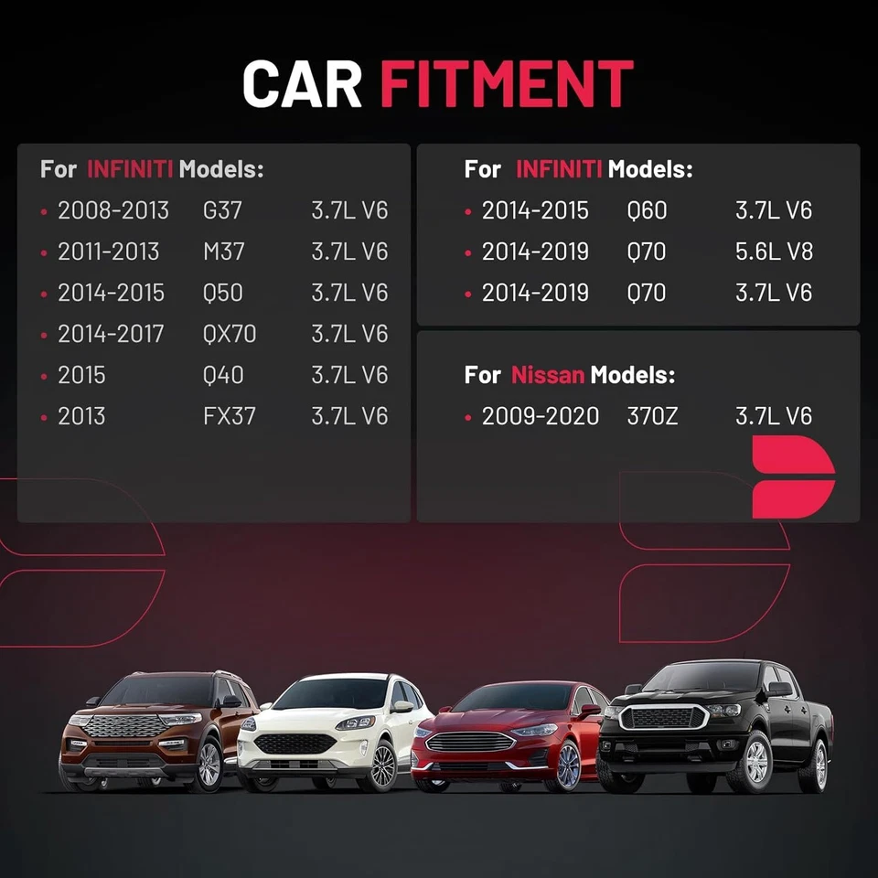 Paquete de 6 bobinas de encendido UF617 y bujía para Infiniti G37 2008-2013 3,7 L V6 Foto 3 de 4