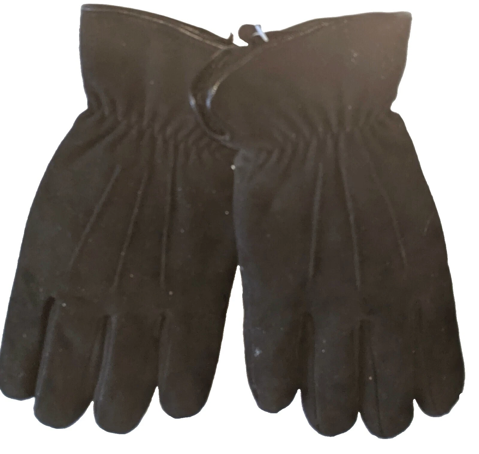 Guantes y mitones de Ante Negro para Hombres
