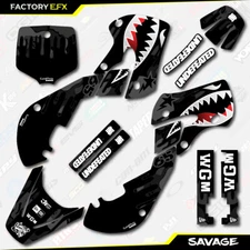 Black Camo Savage Racing Graphics Kit fits 01-21 Suzuki RM65 RM 65 Decal