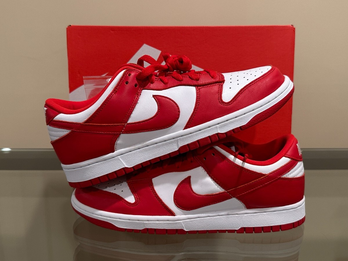Nike Dunk Low SP St John's White University Red CU1727-100