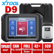 XTOOL D9 Auto Diagnostic Scanner Bidirectional K!ey Programming Coding Scan Tool