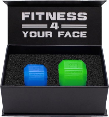 Jawzrsize Pop 'N Go 2 Pack Facial Exerciser | Different Levels of Resistance