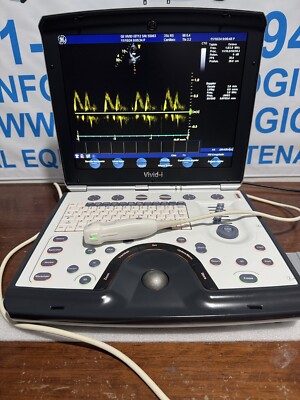 GE VIVID i BT12 ULTRASOUND WITH CARDIAC PROBE