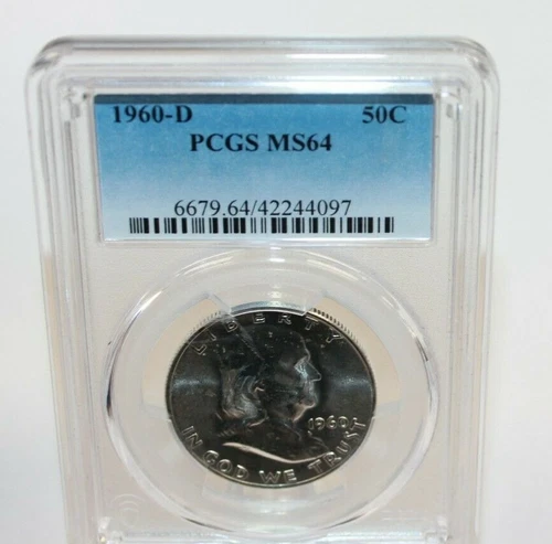 1960-D Franklin Half Dollar PCGS MS64 [022WEJ]