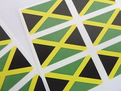 MINILABEL Mini Sticker Pack, Self-Adhesive Jamaica Flag Labels, FR150