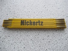 Zollstock 2 m Holz gelb Alt (NICKERTZ Berufsbekleidung in Mönchengladbach)