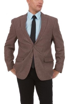 Adam Baker Men's Single Breasted Modern Fit Blazer/Sport Coat - Colors