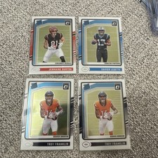 2024 Panini Donruss Optic Rated Rookie Holo Lot Of 4 Troy Franklin, Legate, Burt