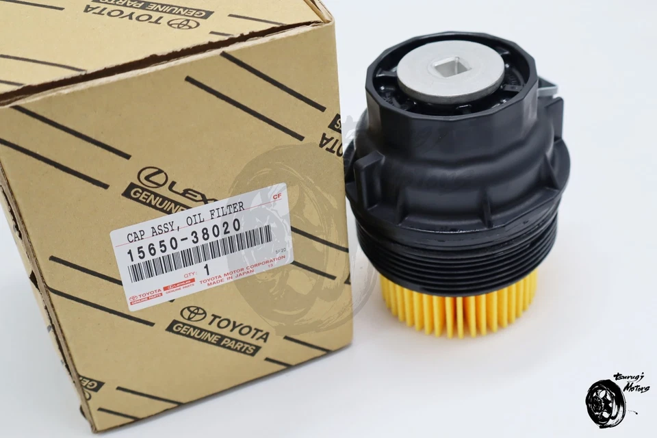 Tapa de carcasa de filtro de aceite original Toyota FJ CRUISER LEXUS LS460 OEM 15650-38020 nueva Foto 3 de 4