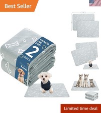 Washable Pee Pads for Dogs - Super Absorbent Reusable Puppy Pads 2Pack, 18" x...