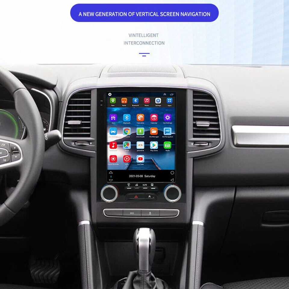 Pantalla de navegación MP5 de 10,4 pulgadas para coche Renault Koleos/Megana 4 Android 12 Foto 2 de 4