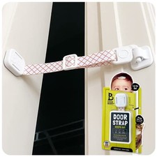Baby Proof Door Lock with Adjustable Strap. No Need for Baby Gate. Child