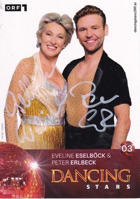 Autograph - Eveline Eselböck & Peter Erlbeck (Dancing Stars) 2023
