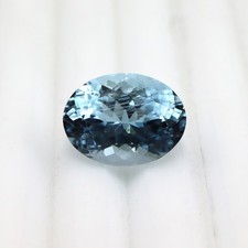4 Ct AQUAMARINE Oval Cut Stone, AAA Grade HIGH QUALITY Loose Stone