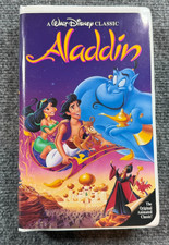 Aladdin VHS Disney Clamshell Black Diamond EX/VF