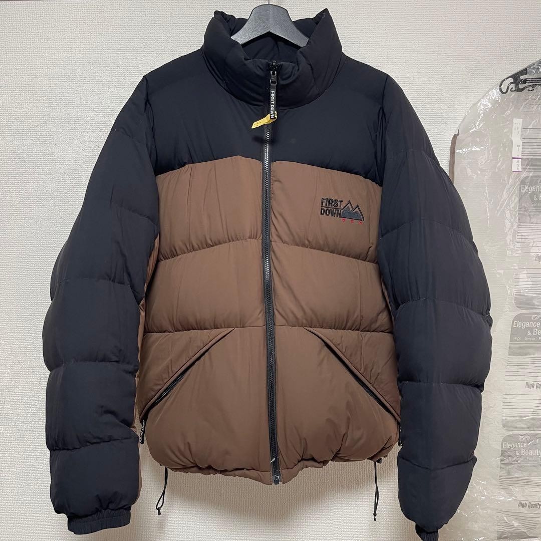 First Down XL Reversible Down Jacket Vintage Clea… - image 5
