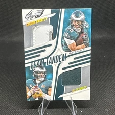 2025 Panini Absolute - Team Tandem Saquon Barkley/Jalen Hurts,  Eagles Gold /99