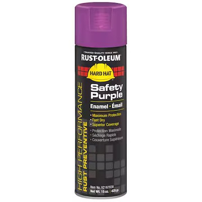 Rust-Oleum V2167838 Rust Preventative Spray Paint, Safety Purple, Gloss,