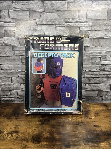 Transformers G1 Decpto Pack 1984 Dress Up 100% Complete Working Gun Dekker Toys - Picture 1 of 20