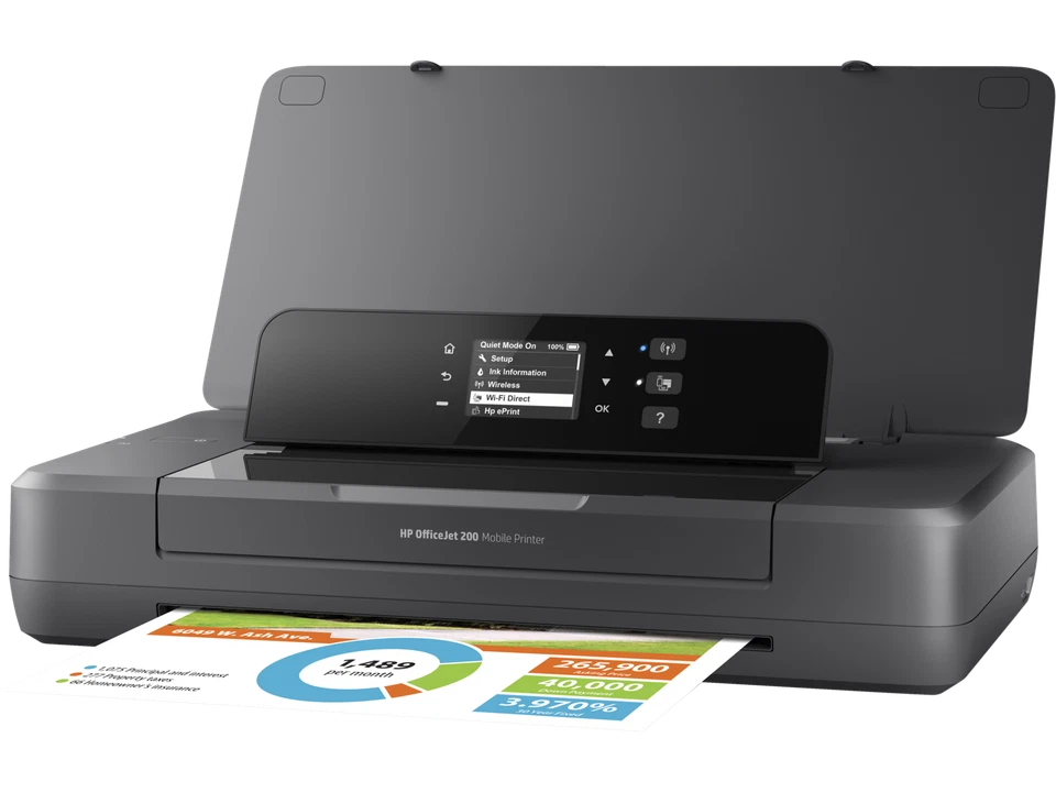 HP OfficeJet 200 Mobile Printer | HP ePrint | Wireless Direct Printing | CZ993A - Image 2 of 4
