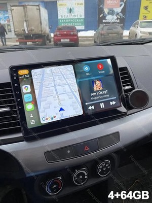 For Mitsubishi Lancer 2008-2017 Android 15 Car Stereo Radio Carplay GPS 4+64GB