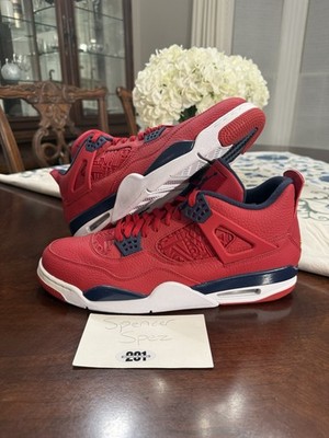 Size 14- Men s Nike Air Jordan 4 Retro FIBA Red White CI1184-617 Brand New DS