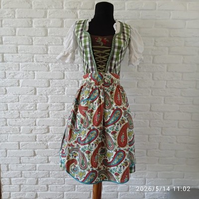 Spieth&Wensky Dirndl Oktoberfest Dress Size EU 34 and white blouse