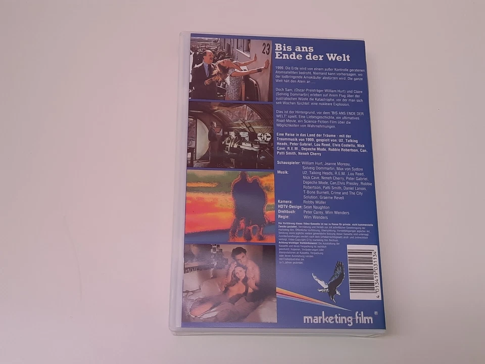 Bis ans Ende der Welt 1991 VHS German PAL Marketing Video Wim Wenders - Bild 2 von 4