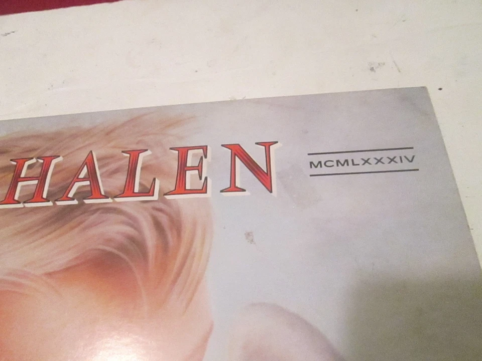 Rock Vintage Vinyl Van Halen 1984 vinyl record with Error Upside Down Rear Cover - Image 3 of 4