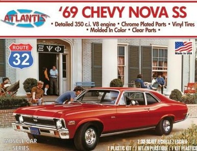 Atlantis Models 2006 1/32 Chevy Nova SS Route 32 Car (formerly